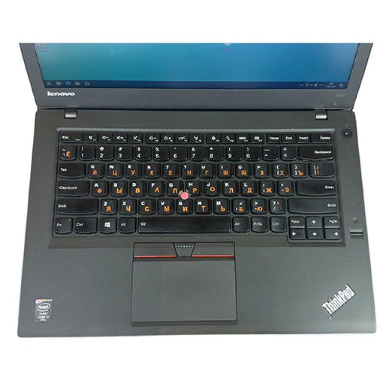 Уцінка! БУ Ноутбук 14" Lenovo ThinkPad T450, Core i7-5600U (2.6 ГГц) 8GB DDR3, 120Gb SSD