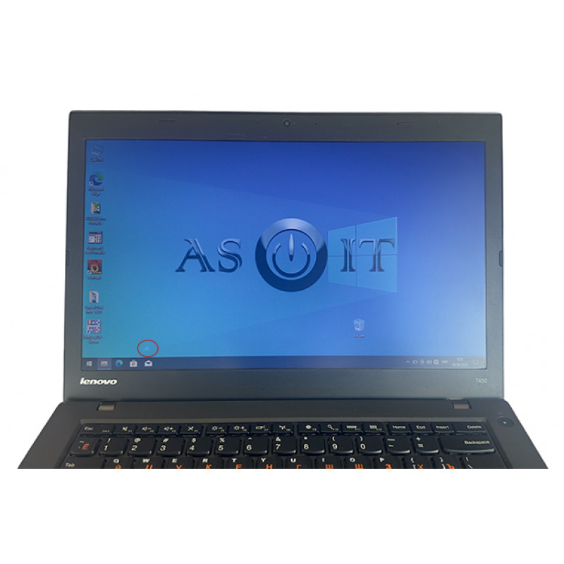 Уцінка! БУ Ноутбук 14" Lenovo ThinkPad T450, Core i5-5300U (2.3 ГГц), 8GB DDR3, Intel HD, 120GB SSD