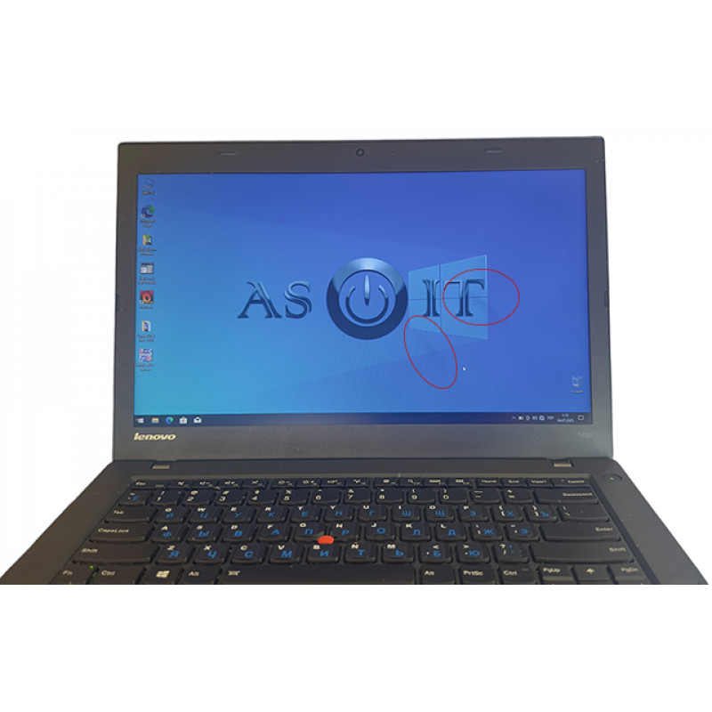 Уцінка! БУ Ноутбук 14" Lenovo ThinkPad T450, Core i7-5600U (2.6 ГГц) 8GB DDR3, 120Gb SSD