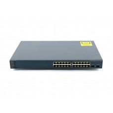 БУ Коммутатор управляемый Cisco Catalyst WS-C3560V2-24PS-S, Layer 3, 24 PoE x 100mbit, 2 x Gigabit SFP