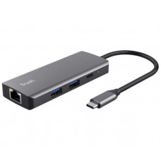 Used Trust Dalyx 6-in-1 Multiport Adapter (24968)
