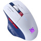 Wireless mouse Defender Tisa GM-126 LED Wireless/Bluetooth White/Blue, 1600 dpi, 6 buttons