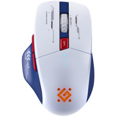 Wireless mouse Defender Tisa GM-126 LED Wireless/Bluetooth White/Blue, 1600 dpi, 6 buttons