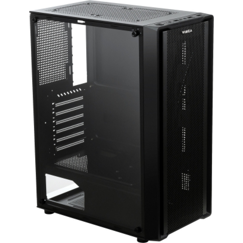 Корпус Vinga CS216B, 193 х 445 х 335 мм, без БП (нижний) ATX