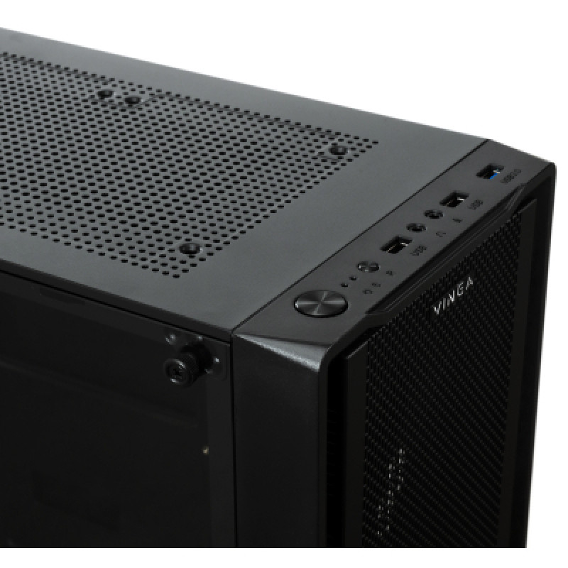 Корпус Vinga CS216B, 193 х 445 х 335 мм, без БП (нижний) ATX