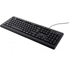 Used Trust 24521 wired keyboard, USB, (RU/UKR) black