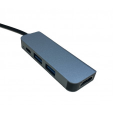 USB-хаб Type-C to USB 3.0, USB 2.0, 4k HDMI, Type-C 100w