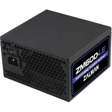 БУ Блок питания 600 Вт Zalman, 24+4+4 pin, питание видеокарты - 2x(6+2pin), 120 мм, ATX, ZM600-LE