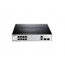 БУ Коммутатор управляемый D-Link DES-3200-10, 8 x 10/100, 2 x Gigabit/SFP