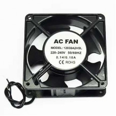 Used AC FAN 12038A2HSL, 120x120x38 mm (220V, 0.14A, 2pin)