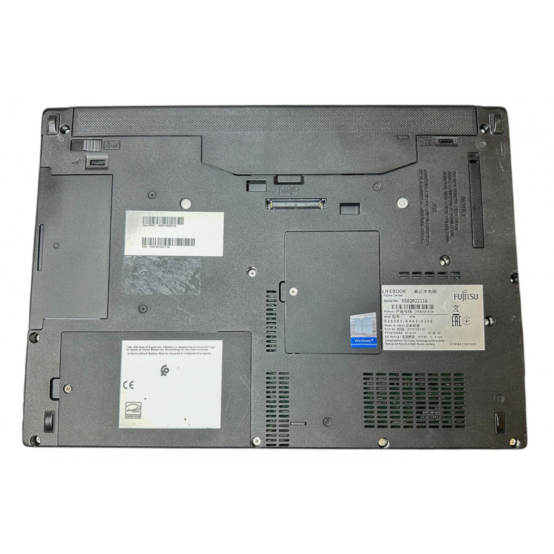 Used Laptop 13.3" Fujitsu LifeBook E736, Core i5-6300U (2.4GHz) 8GB DDR4, Intel HD 520, 120GB SSD