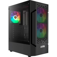 Корпус Gamdias AURA GC7 ARGB, 2 x USB 2.0, 1 x USB 3.0, ATX, без БП (нижній)