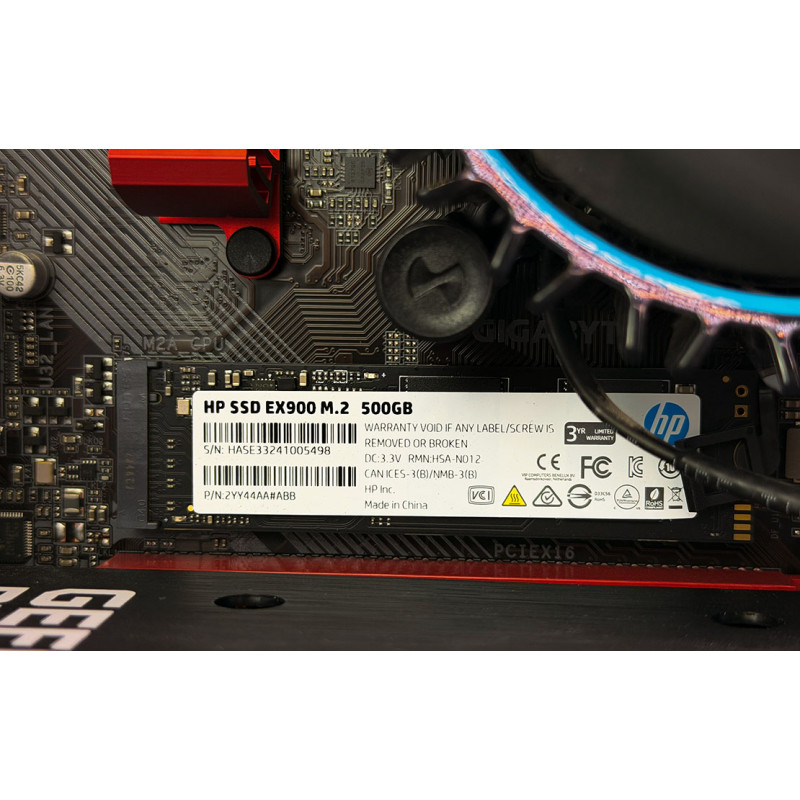 Used AS-IT gaming computer, Core i7-13700, RTX 3060 (12GB), B760, 32GB DDR4, 500GB SSD