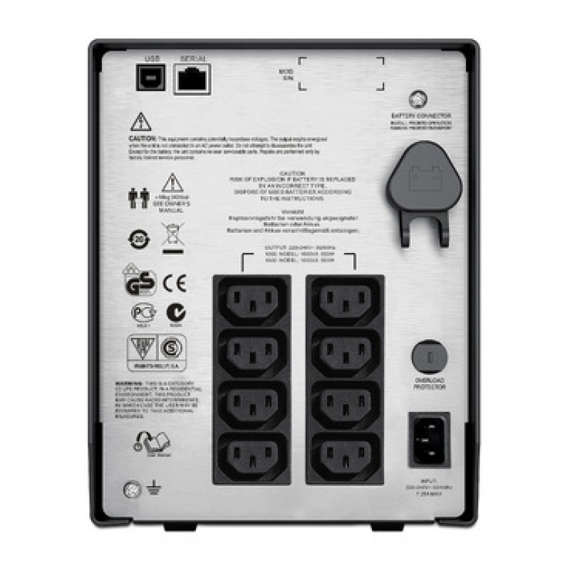 БУ ДБЖ лінійно-інтерактивний APC Smart-UPS 1000VA, 600W, Tower (SMC1000I) без АКБ
