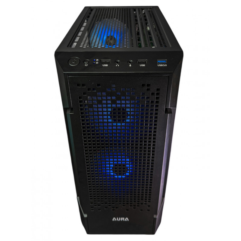 Used AS-IT gaming computer, Core i5-7400, RX 470 (4GB), H110, 8GB DDR4, 240GB SSD