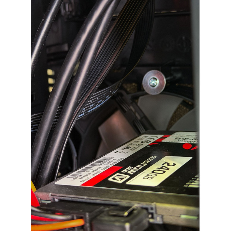 Used AS-IT gaming computer, Core i5-7400, RX 470 (4GB), H110, 8GB DDR4, 240GB SSD