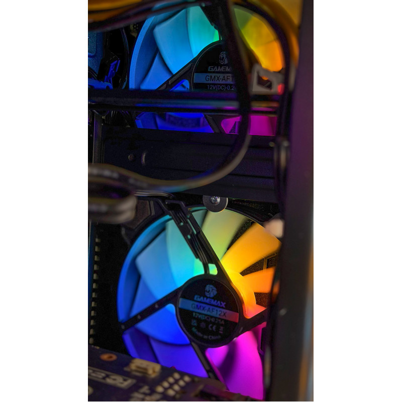 Used AS-IT gaming computer, Core i5-7400, RX 470 (4GB), H110, 8GB DDR4, 240GB SSD