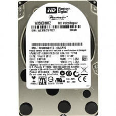 Used 500 GB Western Digital hard disk drive (for server, 2.5", 10000 rpm, 64 MB, SATAIII, WD5000BHTZ)