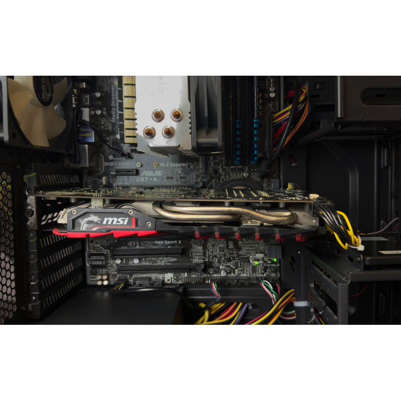 Used AS-IT gaming computer, Core i7-4790K, RX 470 (4GB), Z97, 16GB DDR3, 240GB SSD