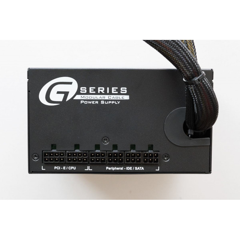 BU 450 W Seasonic power supply, 24+4+4 pin, video card power supply - 1x(6+2 pin), 120 mm, ATX
