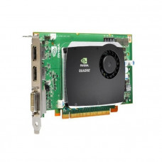 Used HP nVidia Quadro FX 580 graphics card (512 MB GDDR3, 128 bit, 450/1600 MHz, 2 x Dport, DVI)