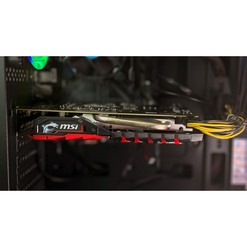 Used AS-IT gaming computer, Core i5-8400, GTX 1050 Ti (4GB), H310, 8GB DDR4, 256GB SSD