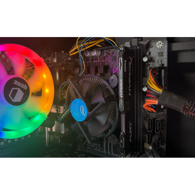 Used AS-IT gaming computer, Core i5-8400, GTX 1050 Ti (4GB), H310, 8GB DDR4, 256GB SSD