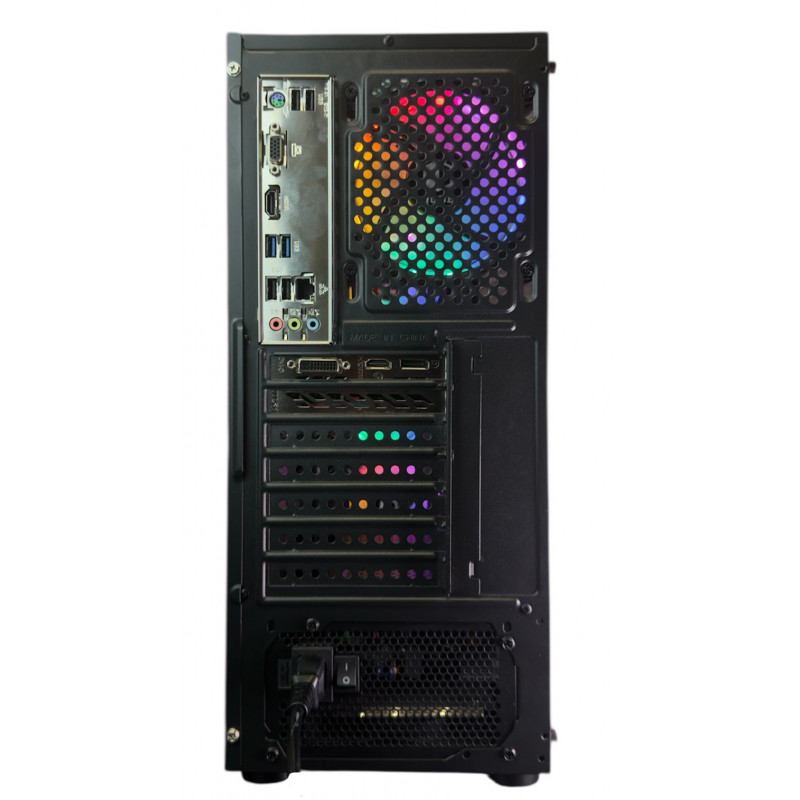 Used AS-IT gaming computer, Core i5-8400, GTX 1050 Ti (4GB), H310, 8GB DDR4, 256GB SSD