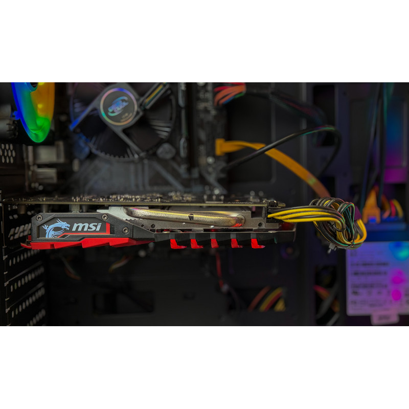 Used AS-IT gaming computer, Core i5-8500, GTX 1050 Ti (4GB), H310, 8GB DDR4, 256GB SSD