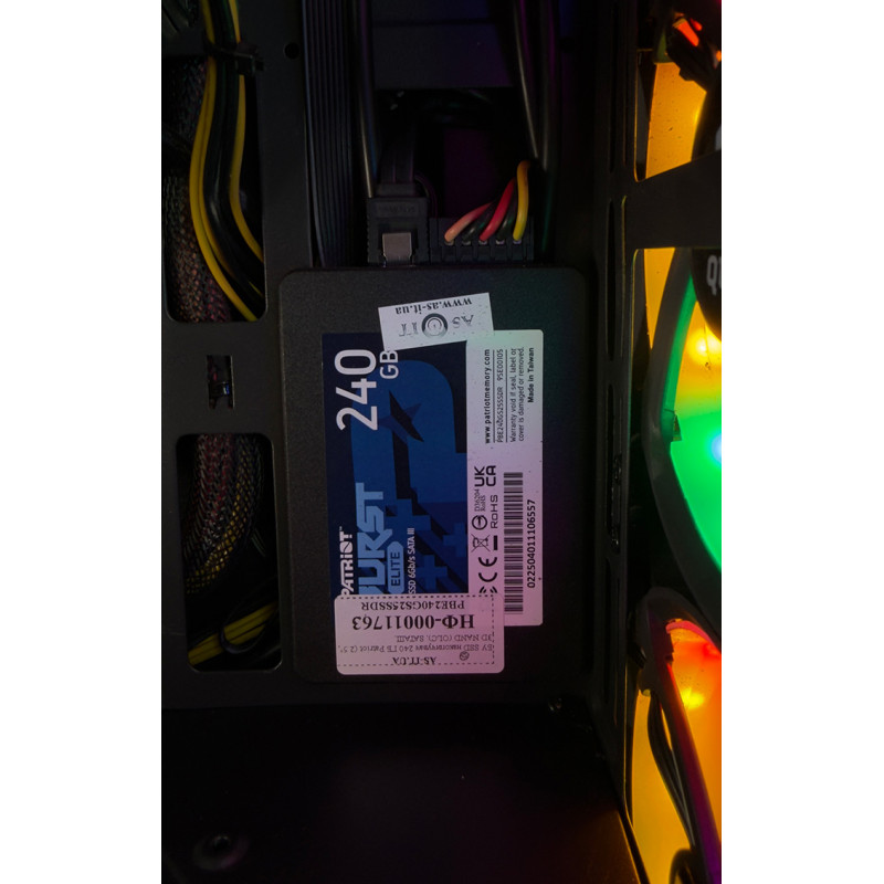 Used AS-IT gaming computer, i5-8400, GTX 1050Ti (4GB), H310, 8GB DDR4, 256GB SSD, 2TB HDD