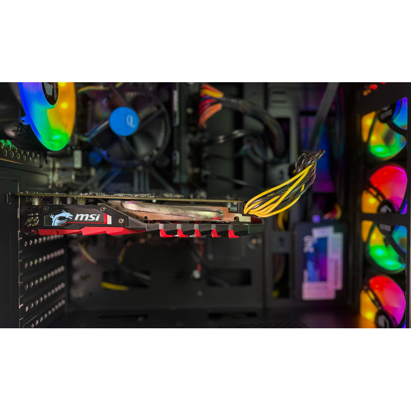 Used AS-IT gaming computer, i5-8400, GTX 1050Ti (4GB), H310, 8GB DDR4, 256GB SSD, 2TB HDD