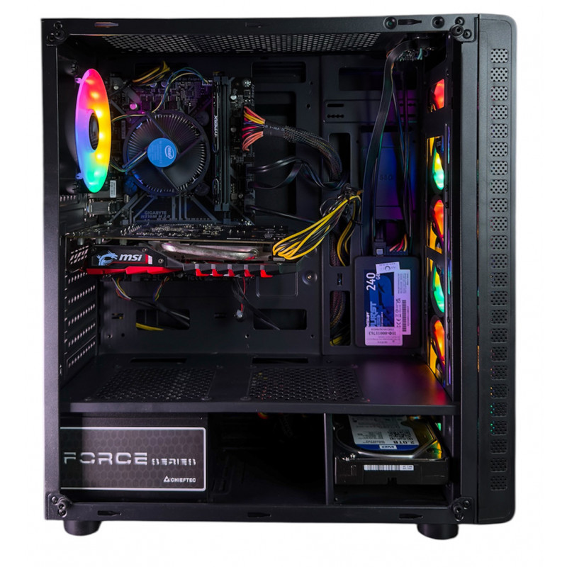 Used AS-IT gaming computer, i5-8400, GTX 1050Ti (4GB), H310, 8GB DDR4, 256GB SSD, 2TB HDD