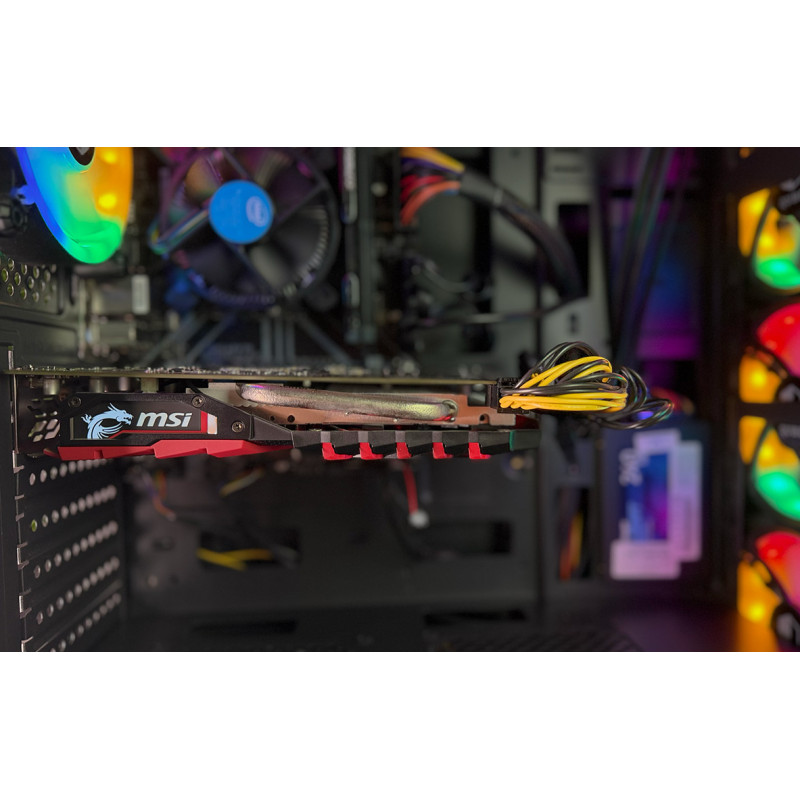 Used AS-IT gaming computer, i5-8500, GTX 1050 Ti (4GB), H310, 8GB DDR4, 256GB SSD + 2TB HDD