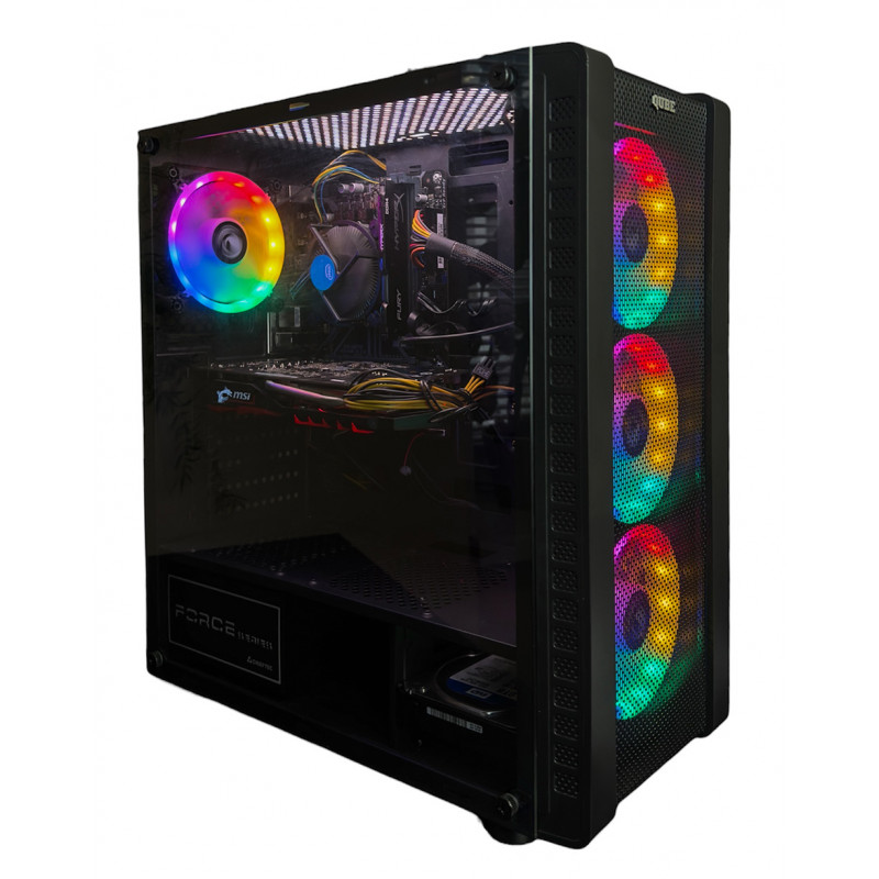 Used AS-IT gaming computer, i5-8500, GTX 1050 Ti (4GB), H310, 8GB DDR4, 256GB SSD + 2TB HDD