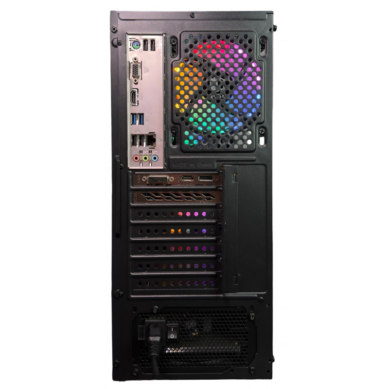 Used AS-IT gaming computer, i5-8500, GTX 1050 Ti (4GB), H310, 8GB DDR4, 256GB SSD + 2TB HDD