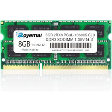 БУ Оперативная память 8 ГБ, DDR3L, для ноутбуков, Royemai (1333 МГц, 1.35 В, CL9)