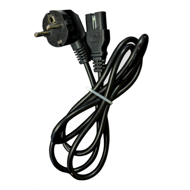 BU Device power cable IEC(Schuko)-(C15) M/F, 1.5m, 0.75mm, 16A