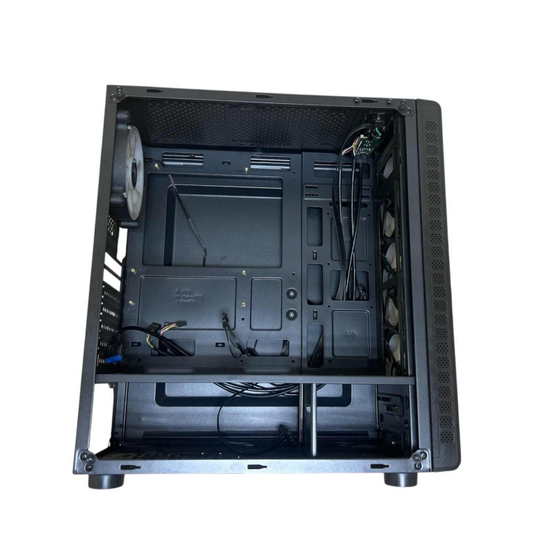 БУ Корпус QUBE Storm Black, 405 x 192 x 450 мм, без БП (нижній) ATX