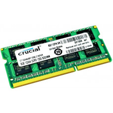 БУ Оперативная память 8 ГБ, DDR3, для ноутбуков, Crucial (1333 МГц, 1.5 В, CT102464BF1339.C16FER)