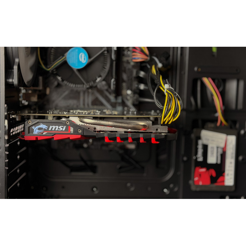 Used AS-IT gaming computer, i5-8400, GTX 1050Ti (4GB), H310, 8GB DDR4, 240GB SSD, 2TB HDD