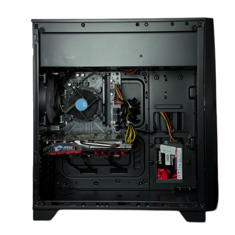 Used AS-IT gaming computer, i5-8400, GTX 1050Ti (4GB), H310, 8GB DDR4, 240GB SSD, 2TB HDD