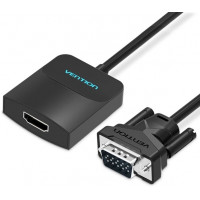 Перехідник Vention VGA-HDMI 0.2m (ACNBB)
