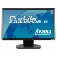 Used Monitor 22" CCLF TN, IIYAMA E2208HDD, 1920x1080, 16:9, 5ms, VGA, DVI