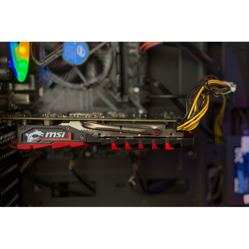Used AS-IT gaming computer, Core i5-8500T, GTX 1050 Ti (4GB), H310, 8GB DDR4, 240GB SSD