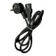 БУ Кабель питания устройств IEC(Schuko)-(C15) M/F, 1.5m, 10A