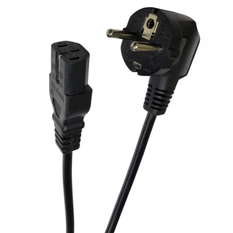 БУ Кабель питания устройств IEC(Schuko)-(C15) M/F, 1.5m, 10A