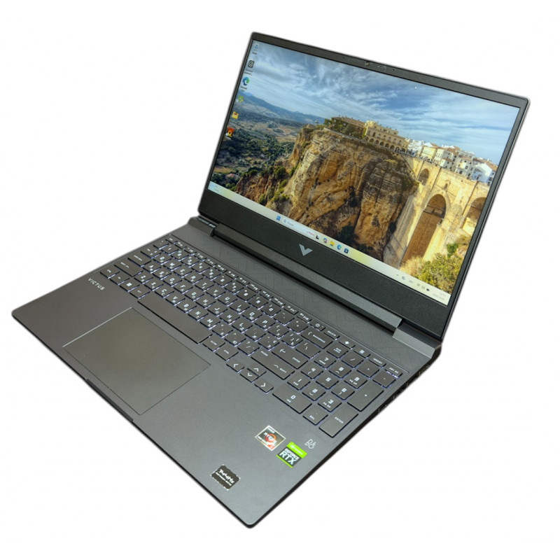 БУ Ноутбук 15.6" HP Victus 15-fb0232nw, Ryzen 5 5600H, 16GB DDR4, RTX 3050, 512GB SSD