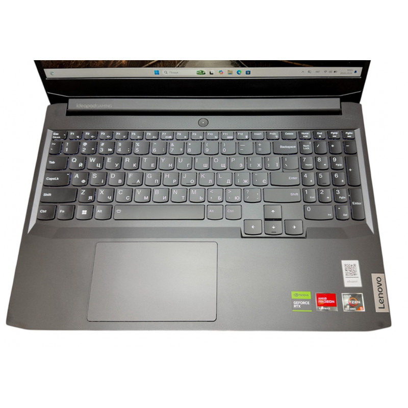 Used Laptop 15.6" Lenovo IdeaPad Gaming 3 15ACH6, Ryzen 5 5500H, 16GB DDR4, RTX 2050, 512GB SSD