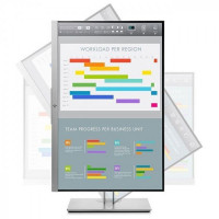 БУ Монітор 24" LED IPS, HP EliteDisplay E243i, 1920x1200, 5 мс, 16:9, VGA, HDMI, DPort, USB -B