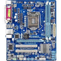 БУ Материнська плата s1155, Gigabyte GA-H61M-S2PV (H61, 2xDDR3, 4xSATA, VGA, DVI, mATX) -B